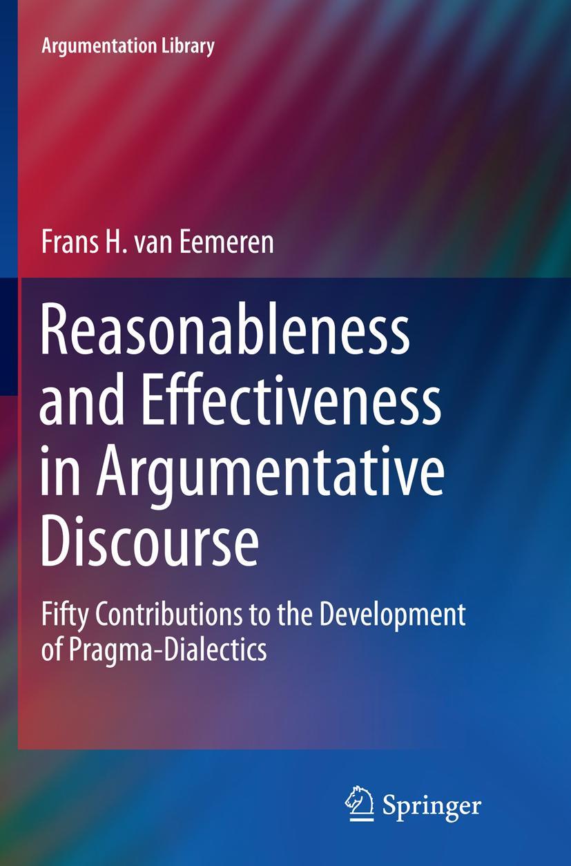 Vorderes Coverbild Reasonableness and Effectiveness in Argumentative Discourse