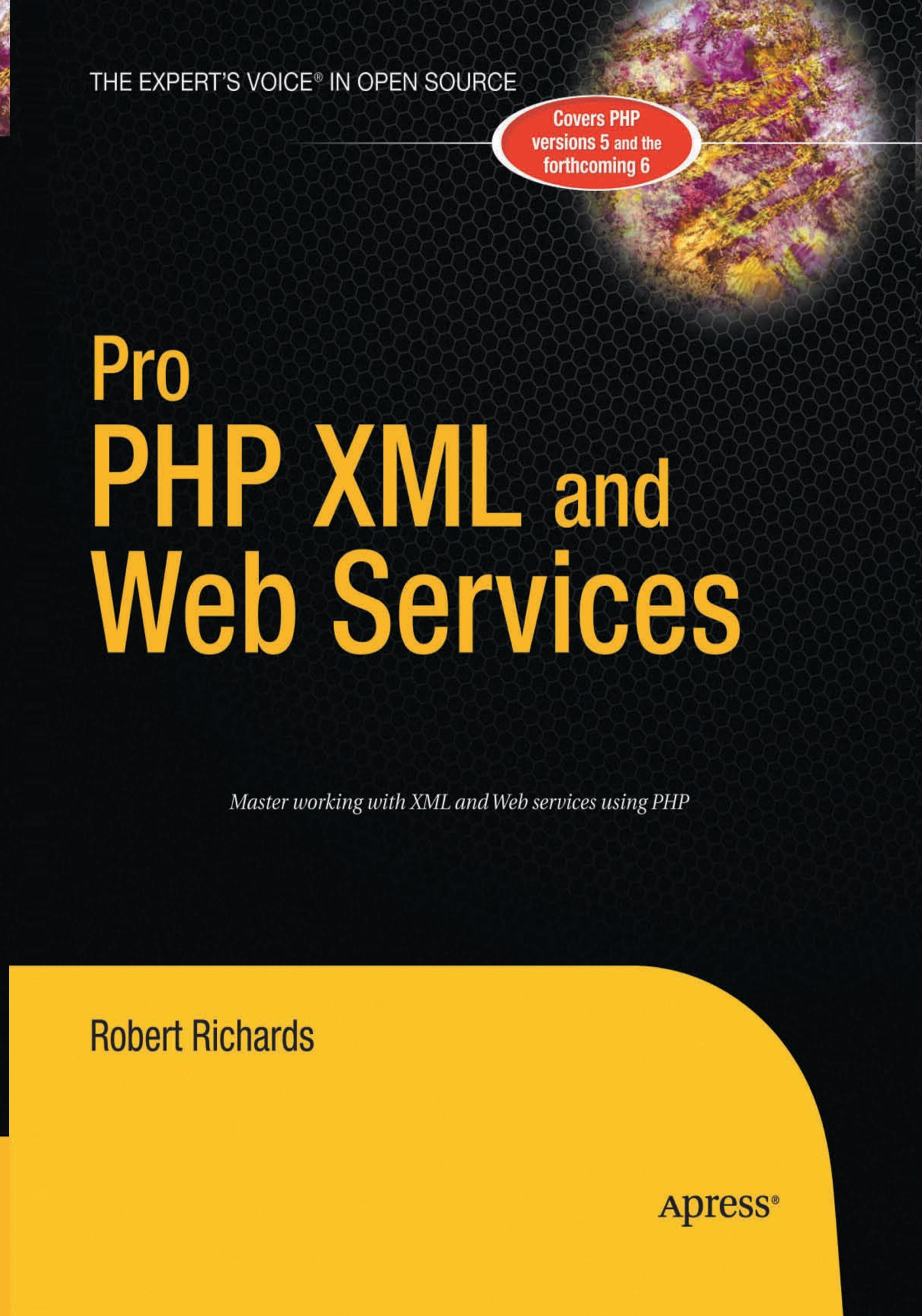 Vorderes Coverbild Pro PHP XML and Web Services