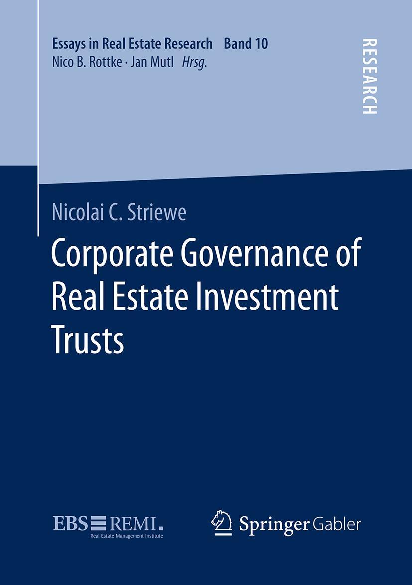 Vorderes Coverbild Corporate Governance of Real Estate Investment Trusts