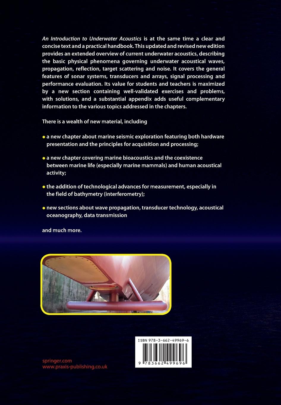 Rückseitencover An Introduction to Underwater Acoustics