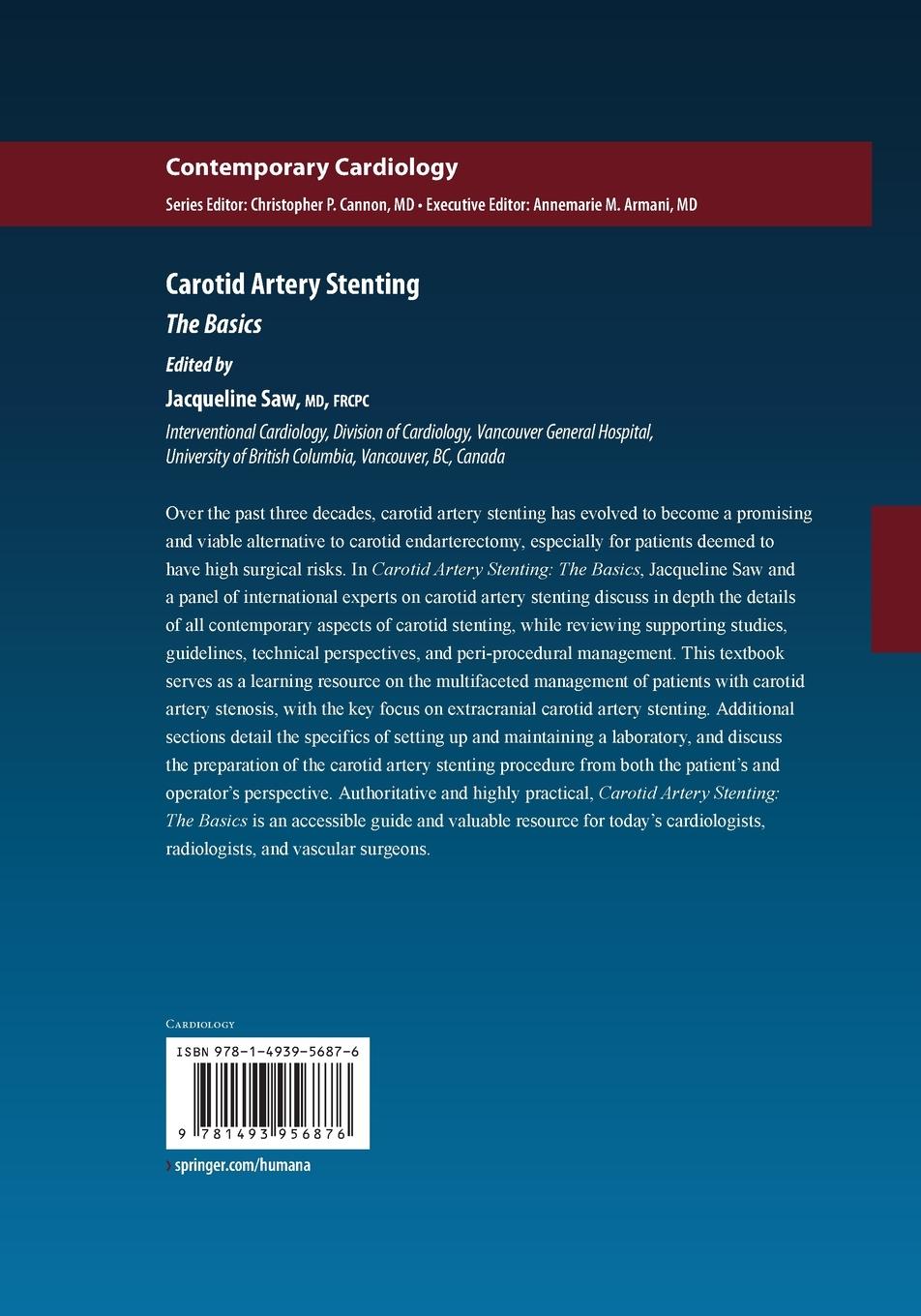 Rückseitencover Carotid Artery Stenting: The Basics