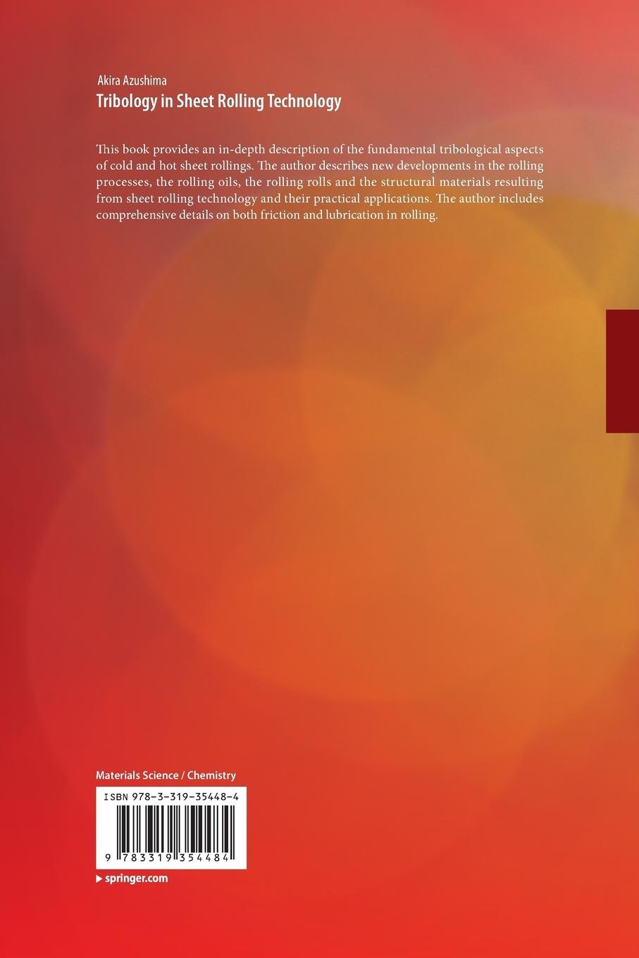 Rückseitencover Tribology in Sheet Rolling Technology