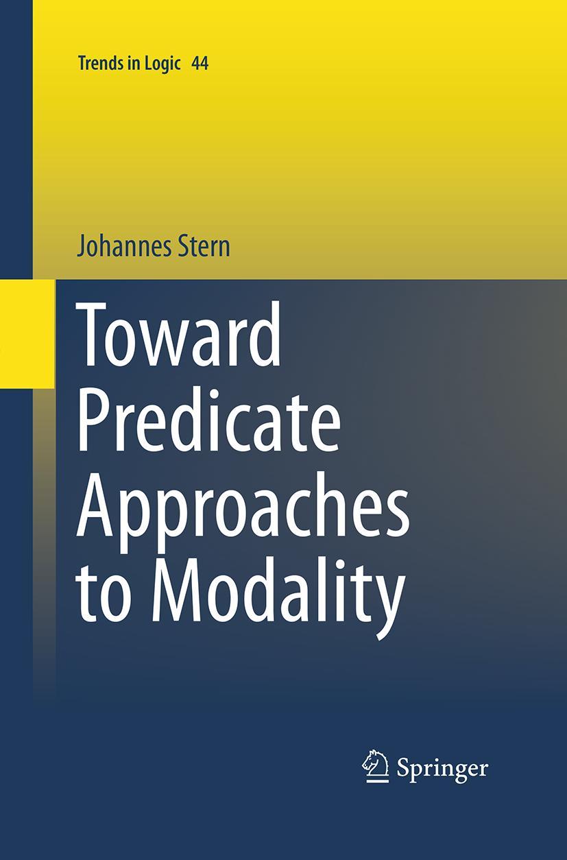 Vorderes Coverbild Toward Predicate Approaches to Modality