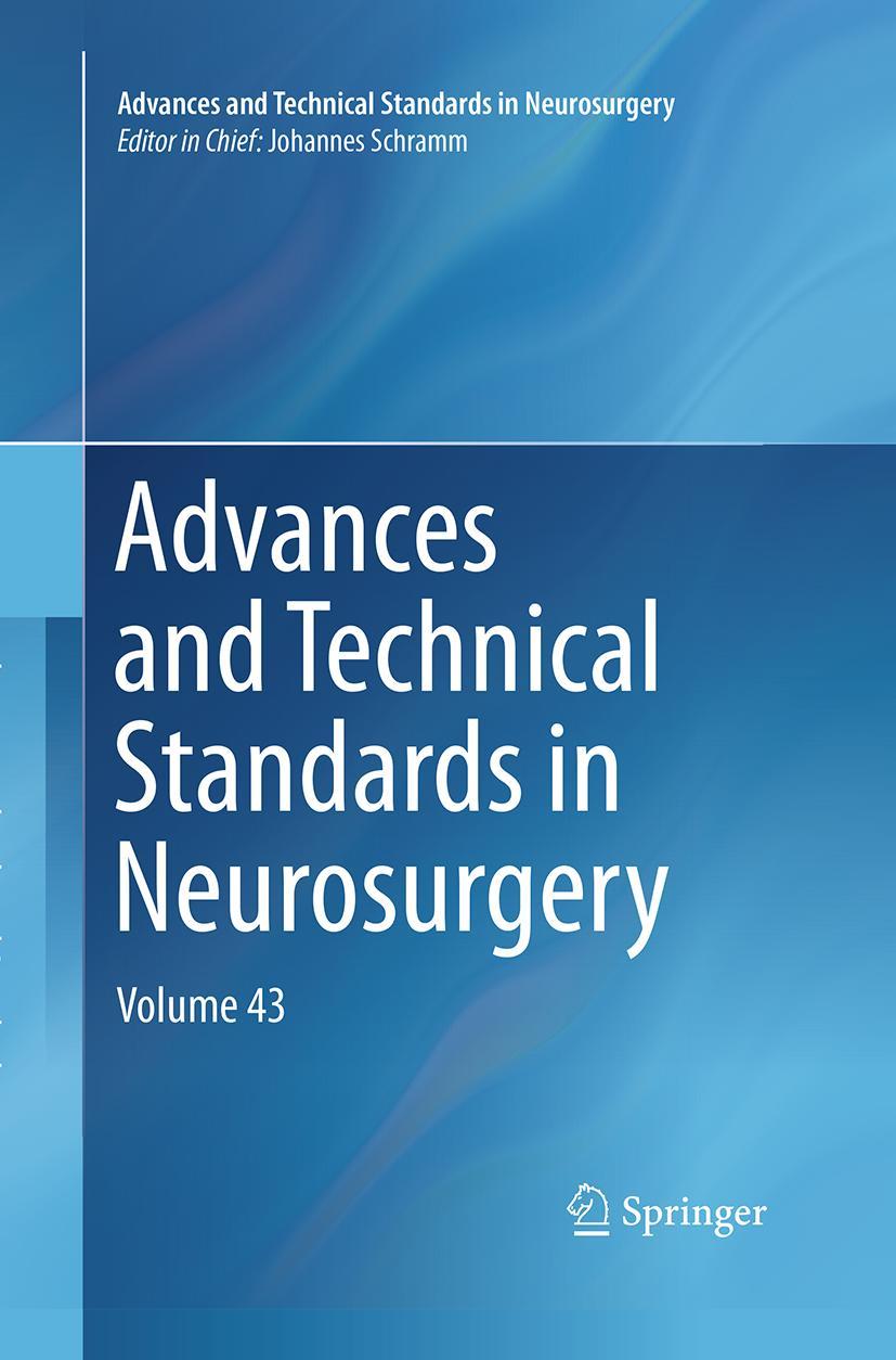 Vorderes Coverbild Advances and Technical Standards in Neurosurgery
