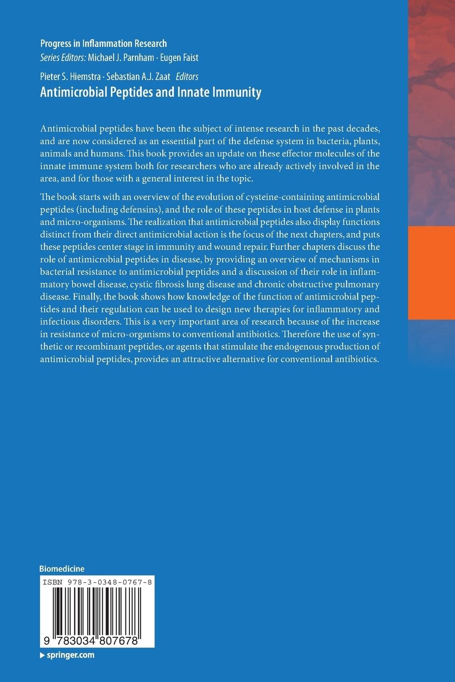 Rückseitencover Antimicrobial Peptides and Innate Immunity