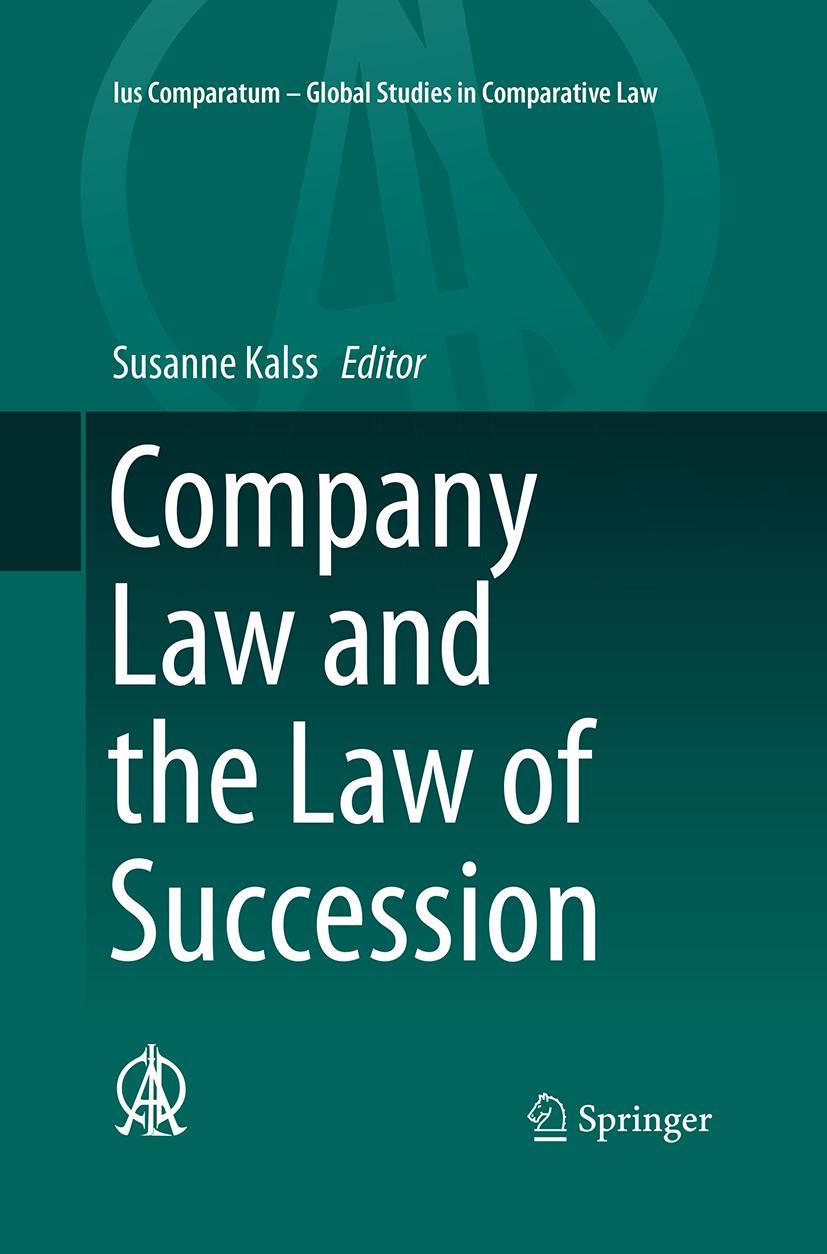 Vorderes Coverbild Company Law and the Law of Succession