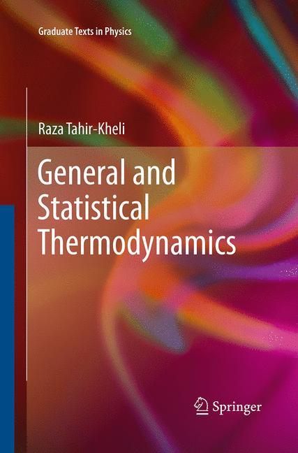 Vorderes Coverbild General and Statistical Thermodynamics