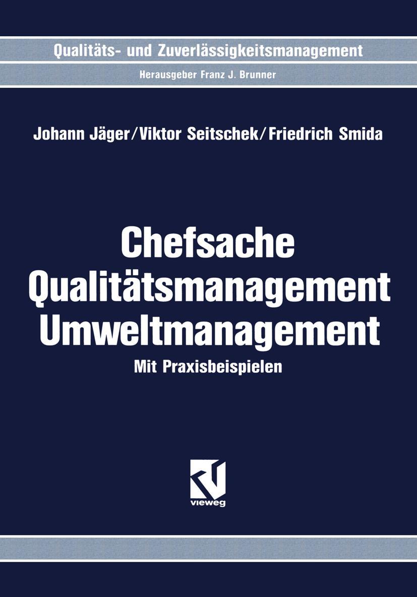 Vorderes Coverbild Chefsache Qualitätsmanagement Umweltmanagement