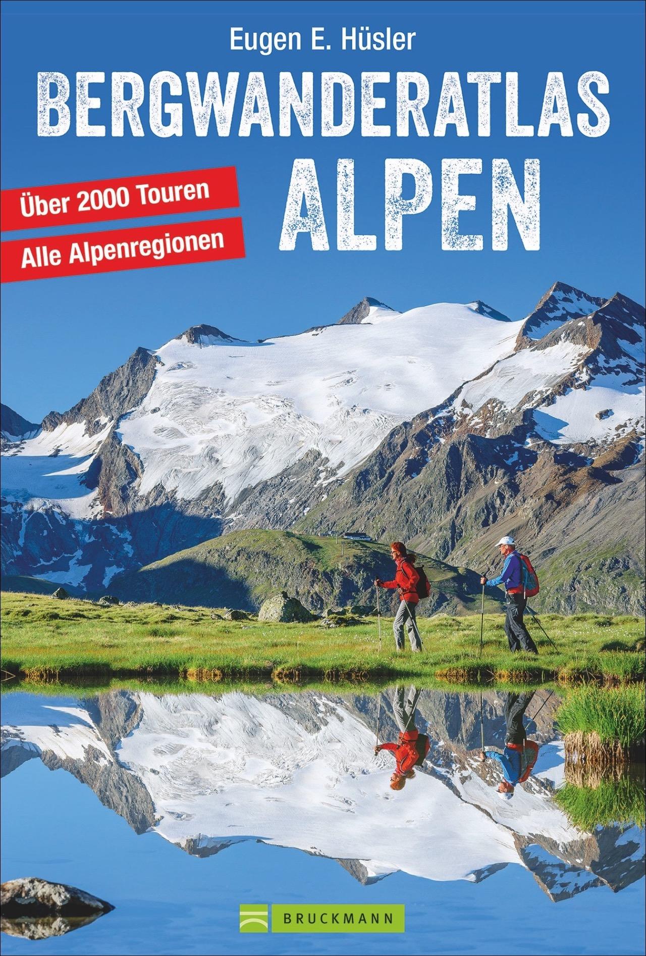 Vorderes Coverbild Bergwanderatlas Alpen