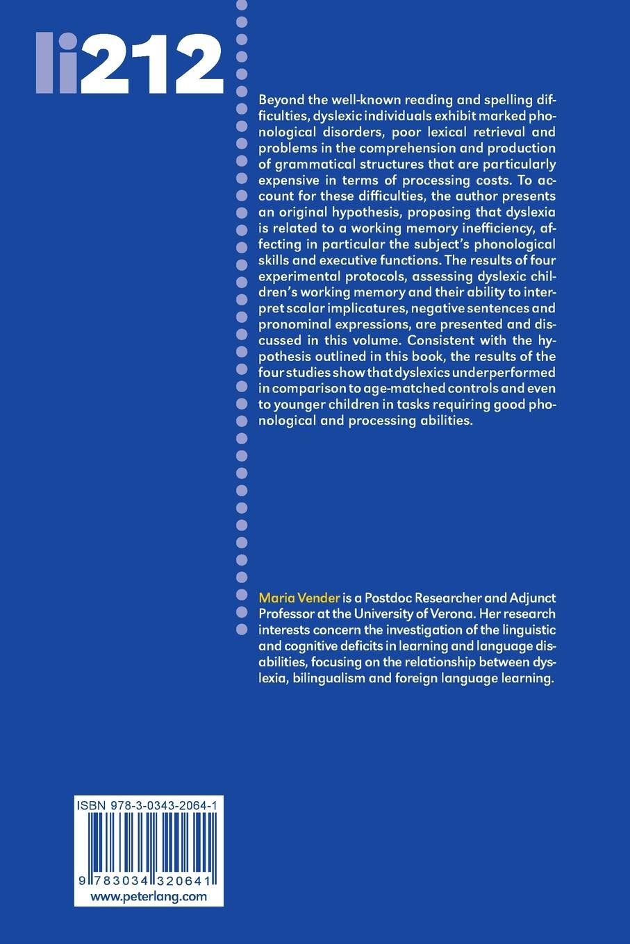 Rückseitencover Disentangling Dyslexia