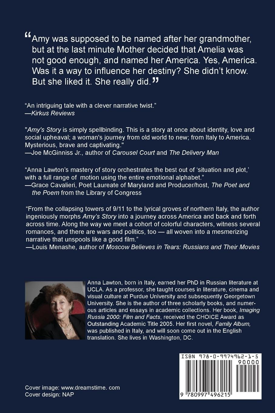 Rückseitencover Amy's Story