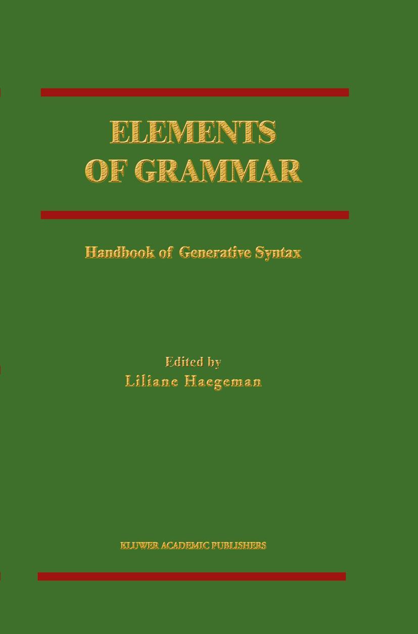 Vorderes Coverbild Elements of Grammar