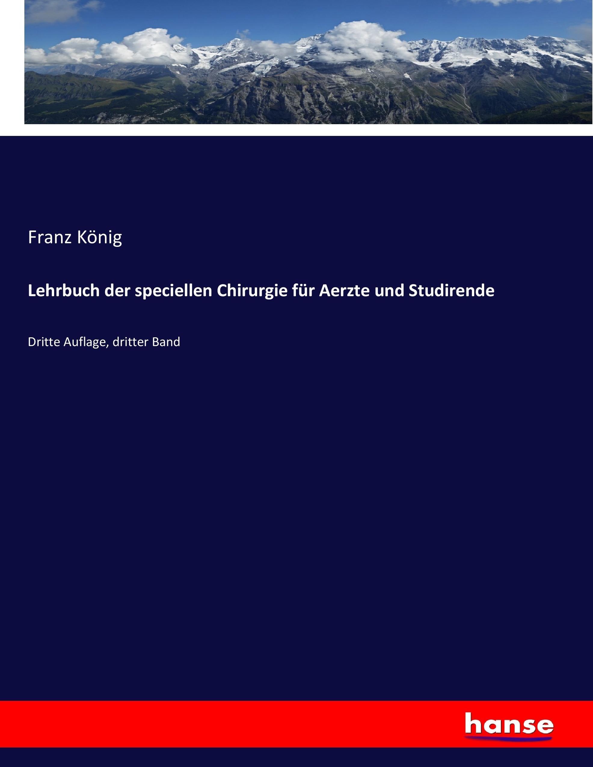 Vorderes Coverbild Lehrbuch der speciellen Chirurgie für Aerzte und Studirende