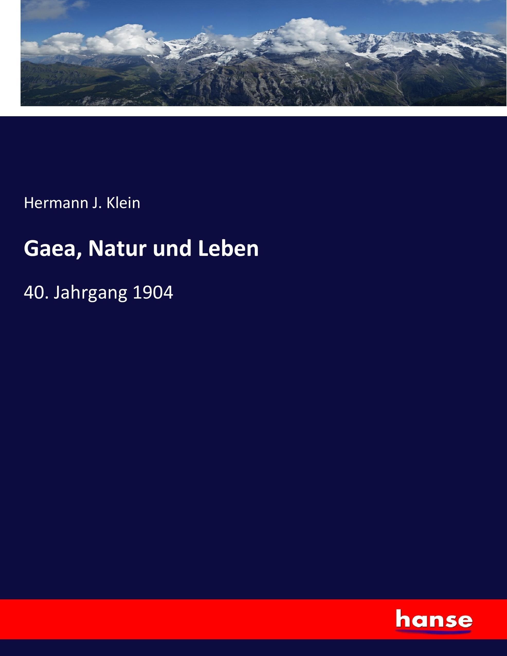 Vorderes Coverbild Gaea, Natur und Leben
