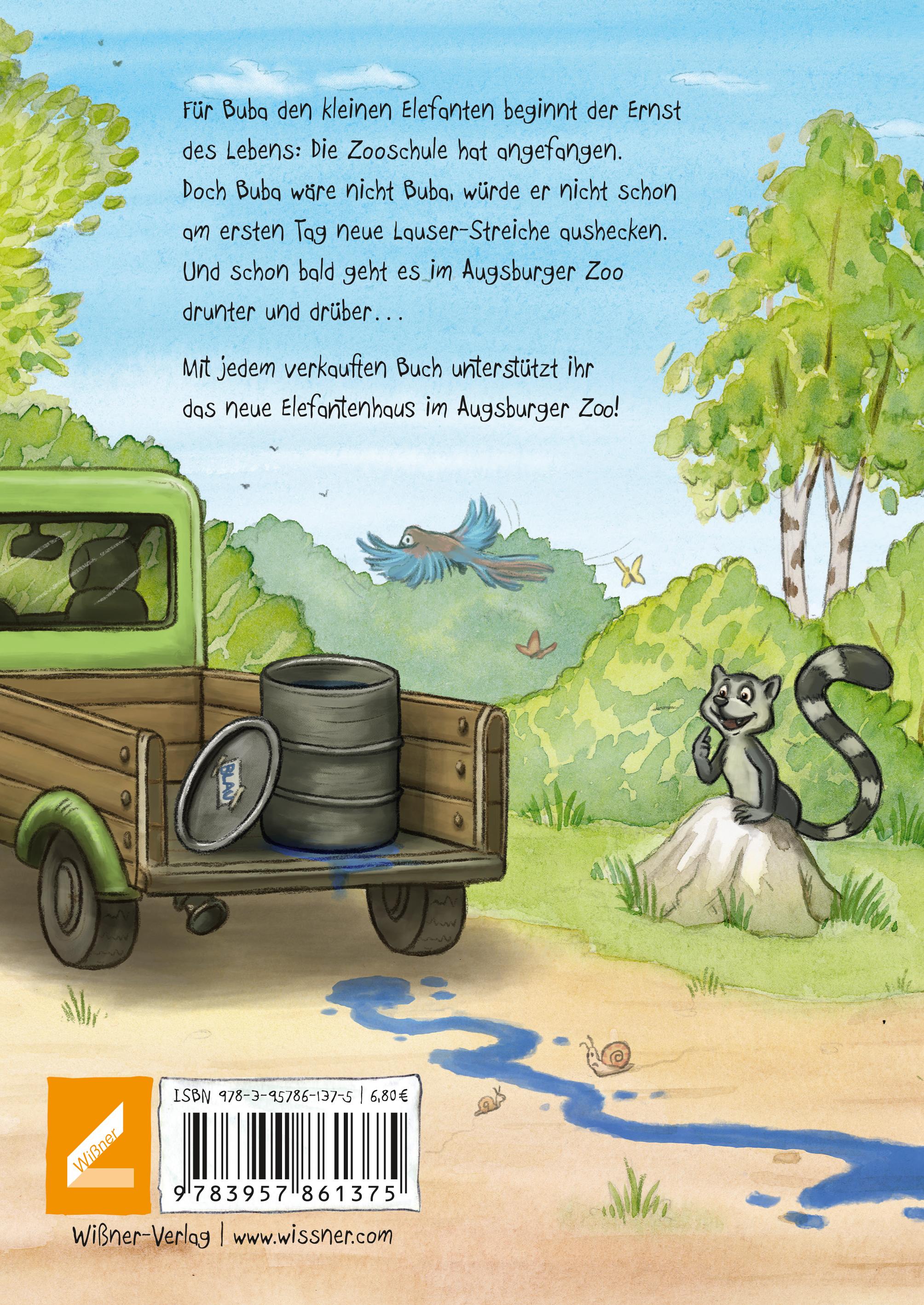 Rückseitencover Buba und das blaue Nashorn