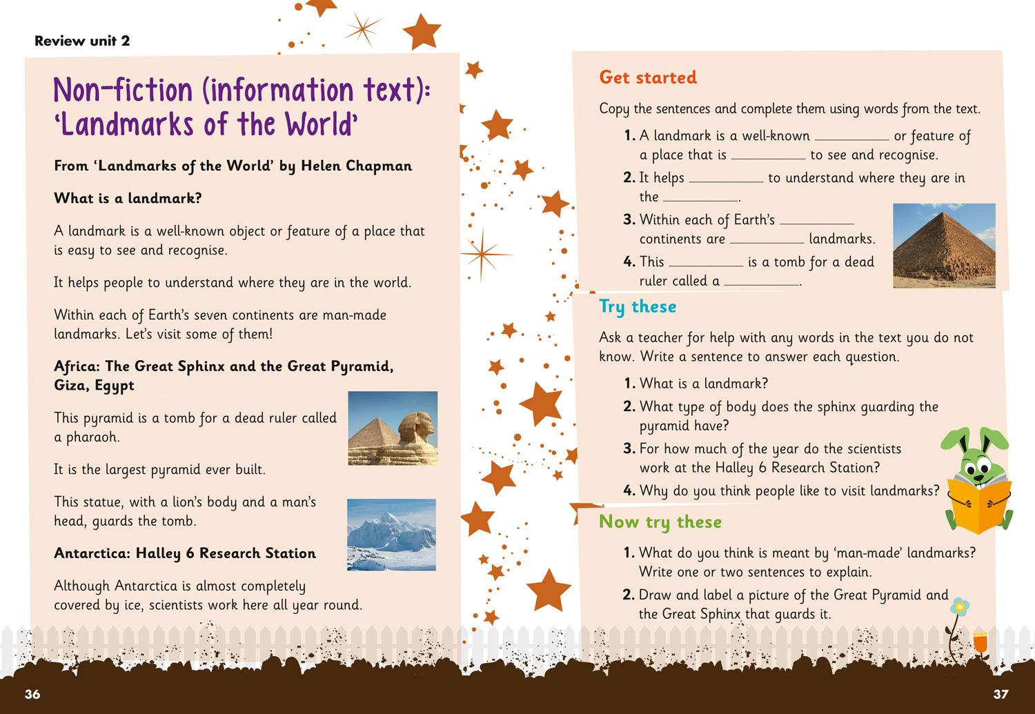 Beispielinhalt (Bild) Treasure House - Comprehension Pupil Book 2