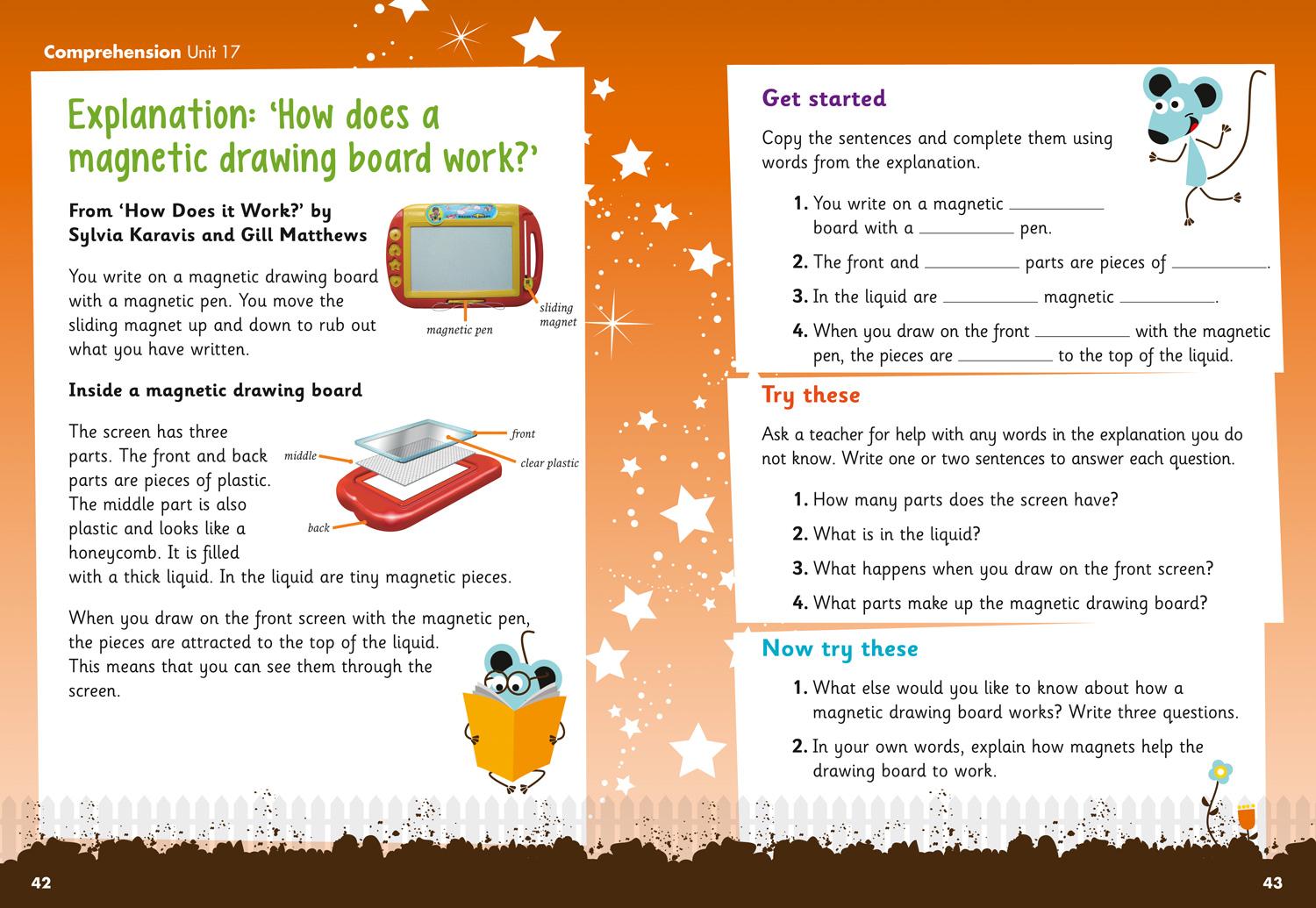 Beispielinhalt (Bild) Treasure House - Comprehension Pupil Book 2