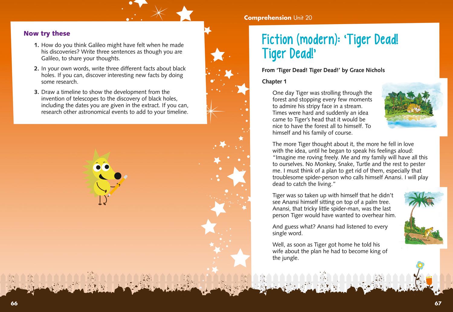 Beispielinhalt (Bild) Comprehension Skills Pupil Book 4