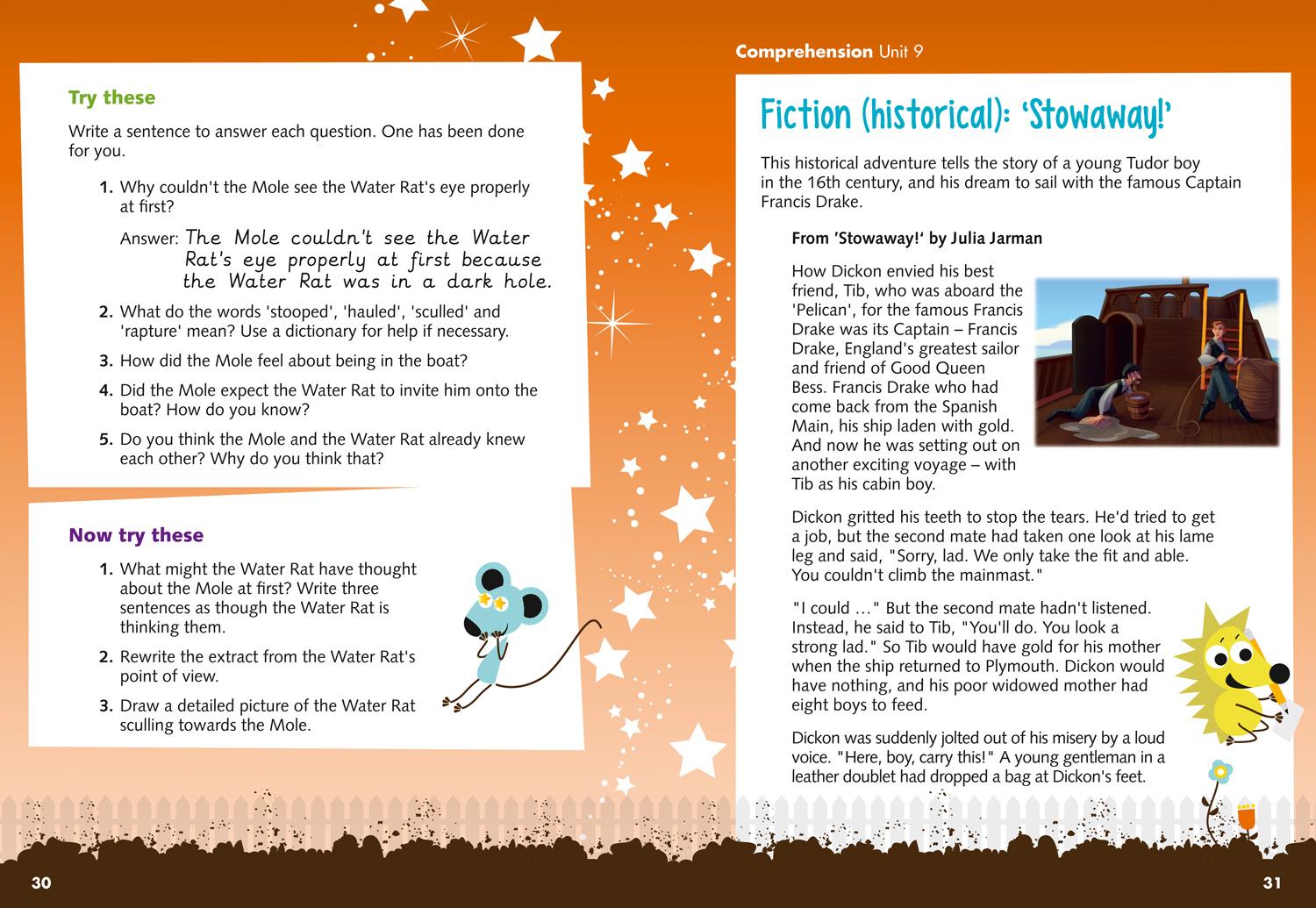 Beispielinhalt (Bild) Comprehension Skills Pupil Book 4