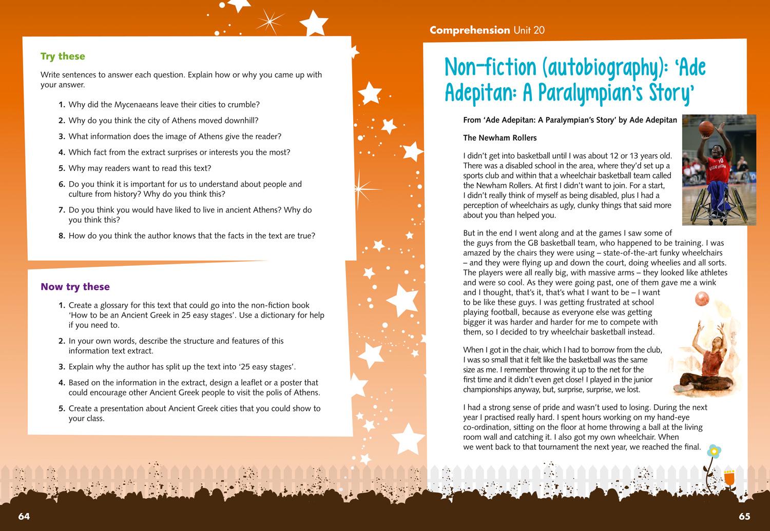Beispielinhalt (Bild) Comprehension Skills Pupil Book 5