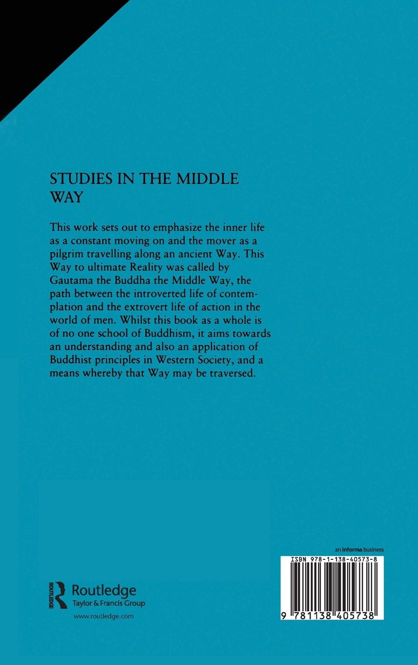 Rückseitencover Studies in the Middle Way