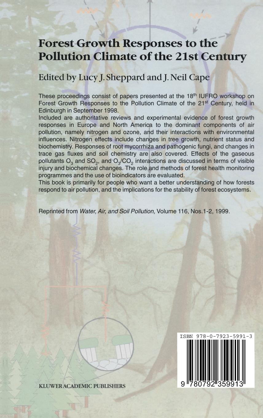 Rückseitencover Forest Growth Responses to the Pollution Climate of the 21st Century