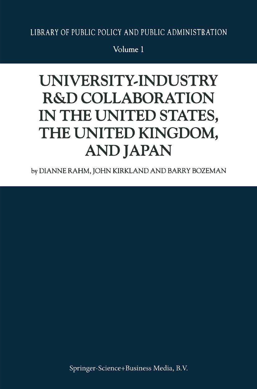 Vorderes Coverbild University-Industry R&D Collaboration in the United States, the United Kingdom, and Japan