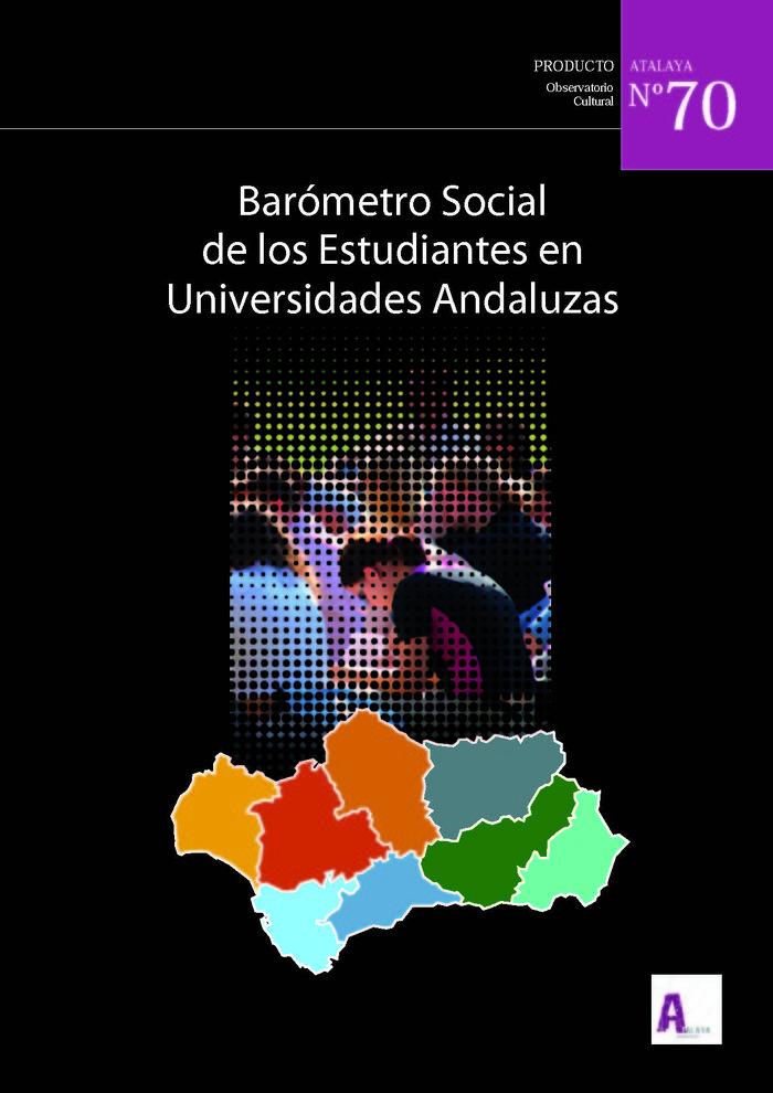 Vorderes Coverbild Barómetro social de los estudiantes en universidades andaluzas