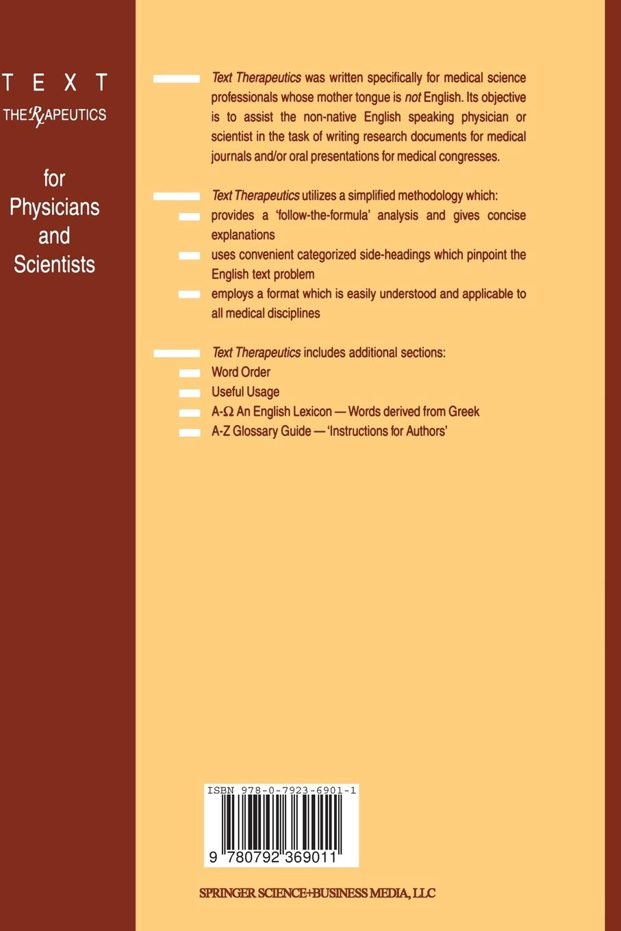 Rückseitencover Text Therapeutics