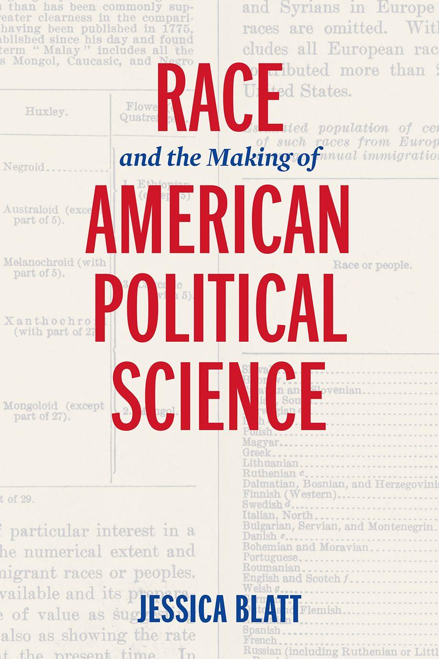 Vorderes Coverbild Race and the Making of American Political Science