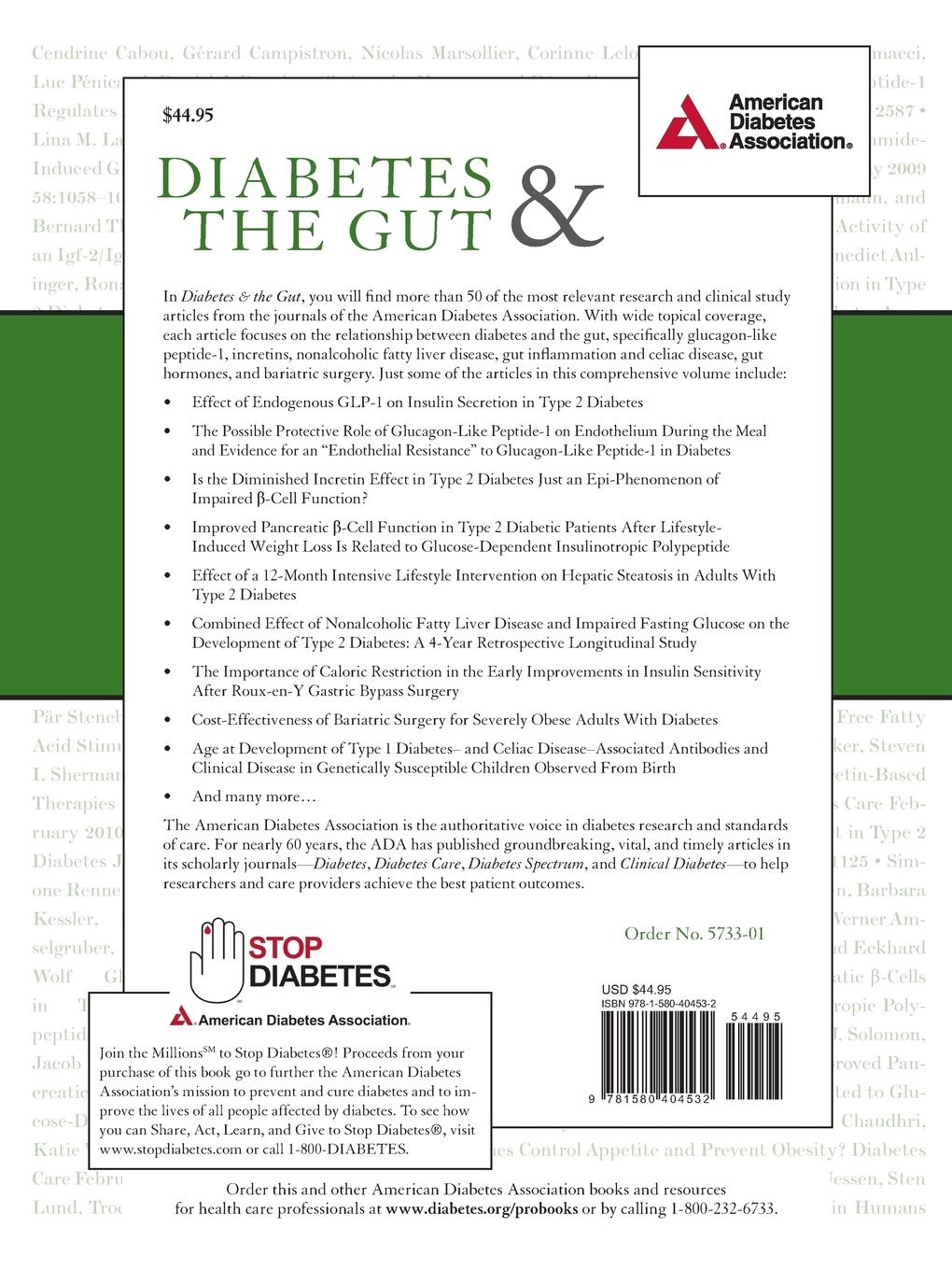 Rückseitencover Diabetes & the Gut