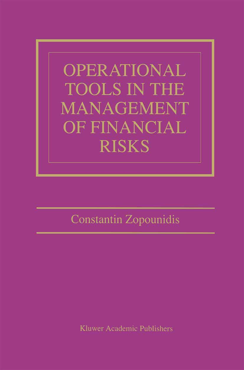 Vorderes Coverbild Operational Tools in the Management of Financial Risks
