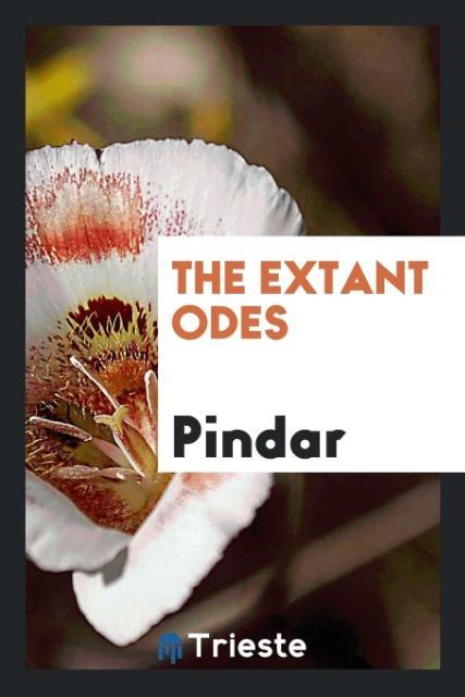 Vorderes Coverbild The extant odes