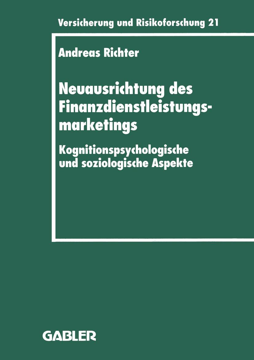 Vorderes Coverbild Neuausrichtung des Finanzdienstleistungsmarketings