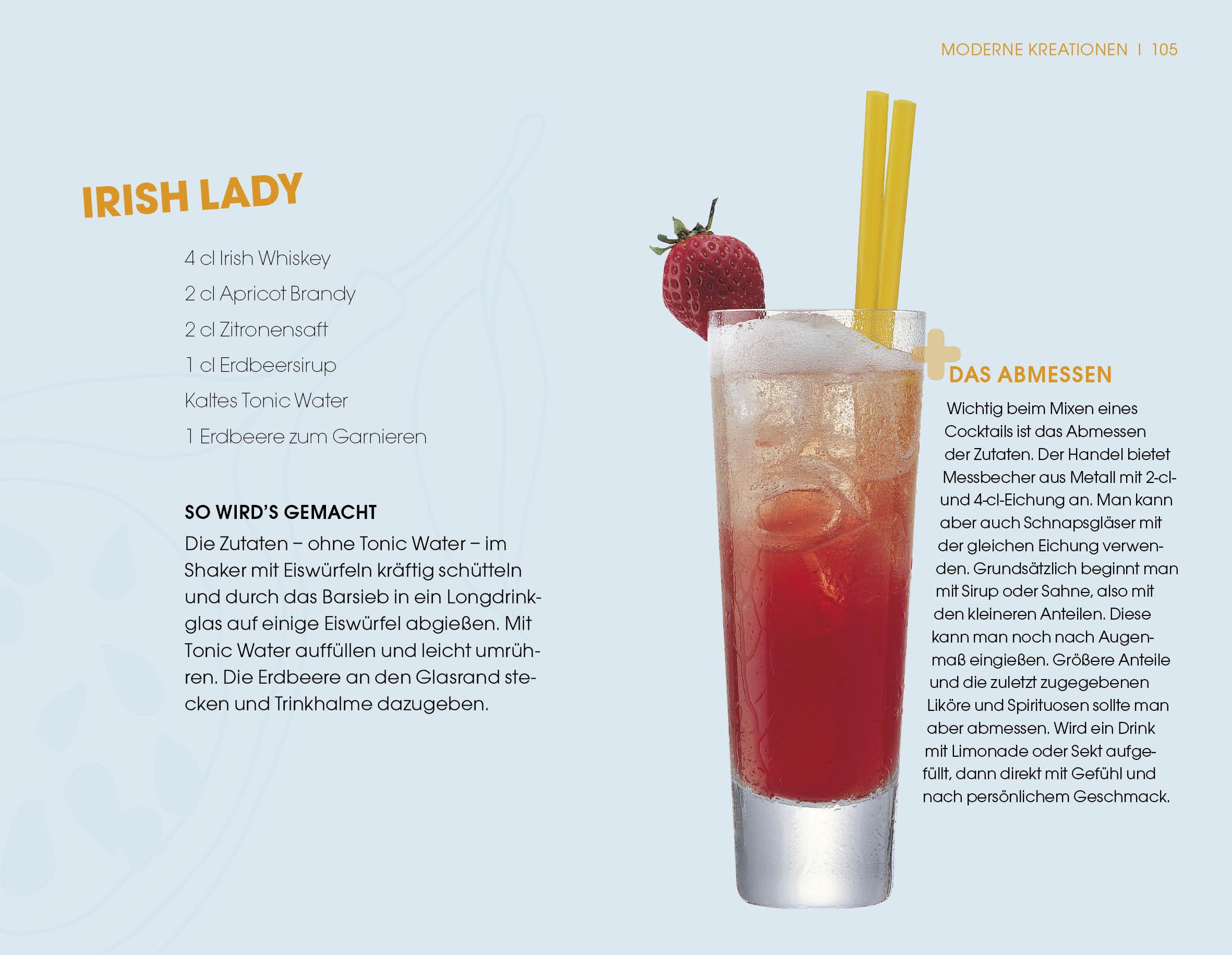 Beispielinhalt (Bild) Best of Cocktails mit Alkohol