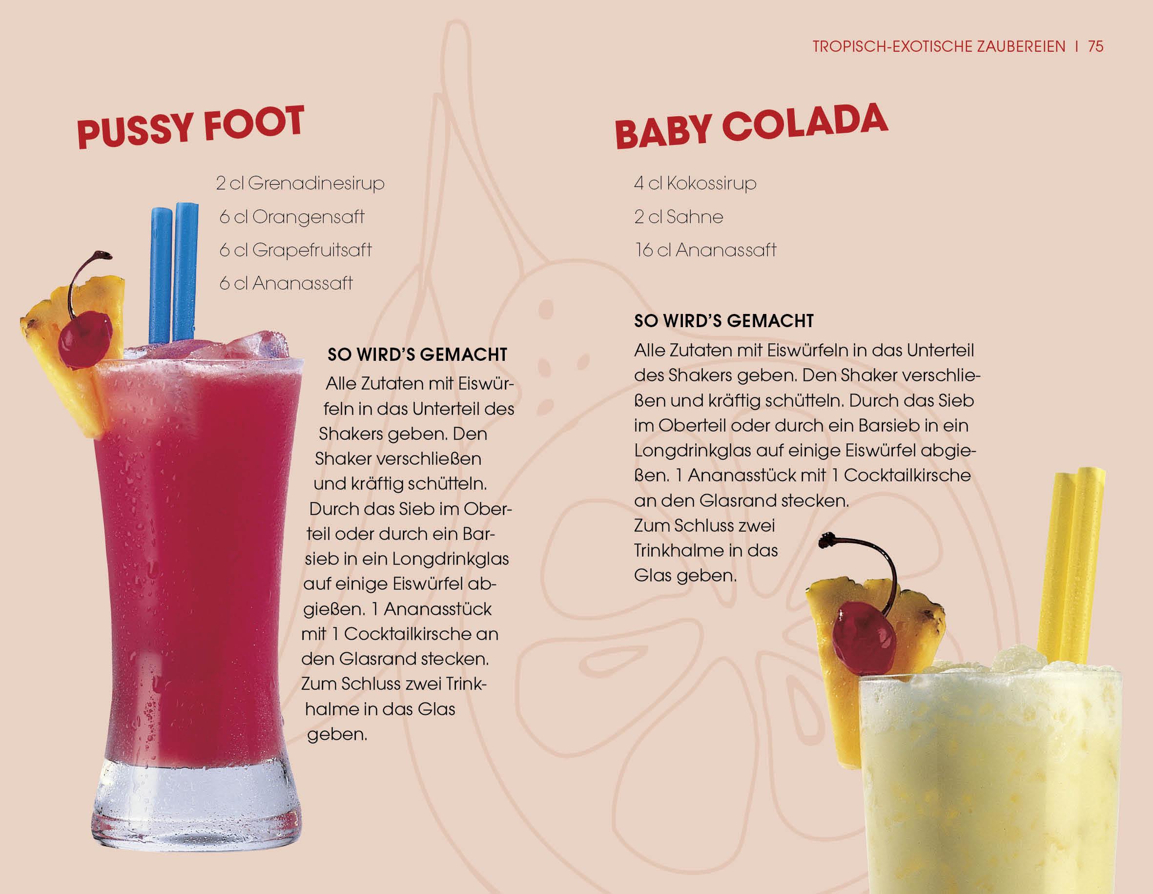 Beispielinhalt (Bild) Best of Cocktails ohne Alkohol