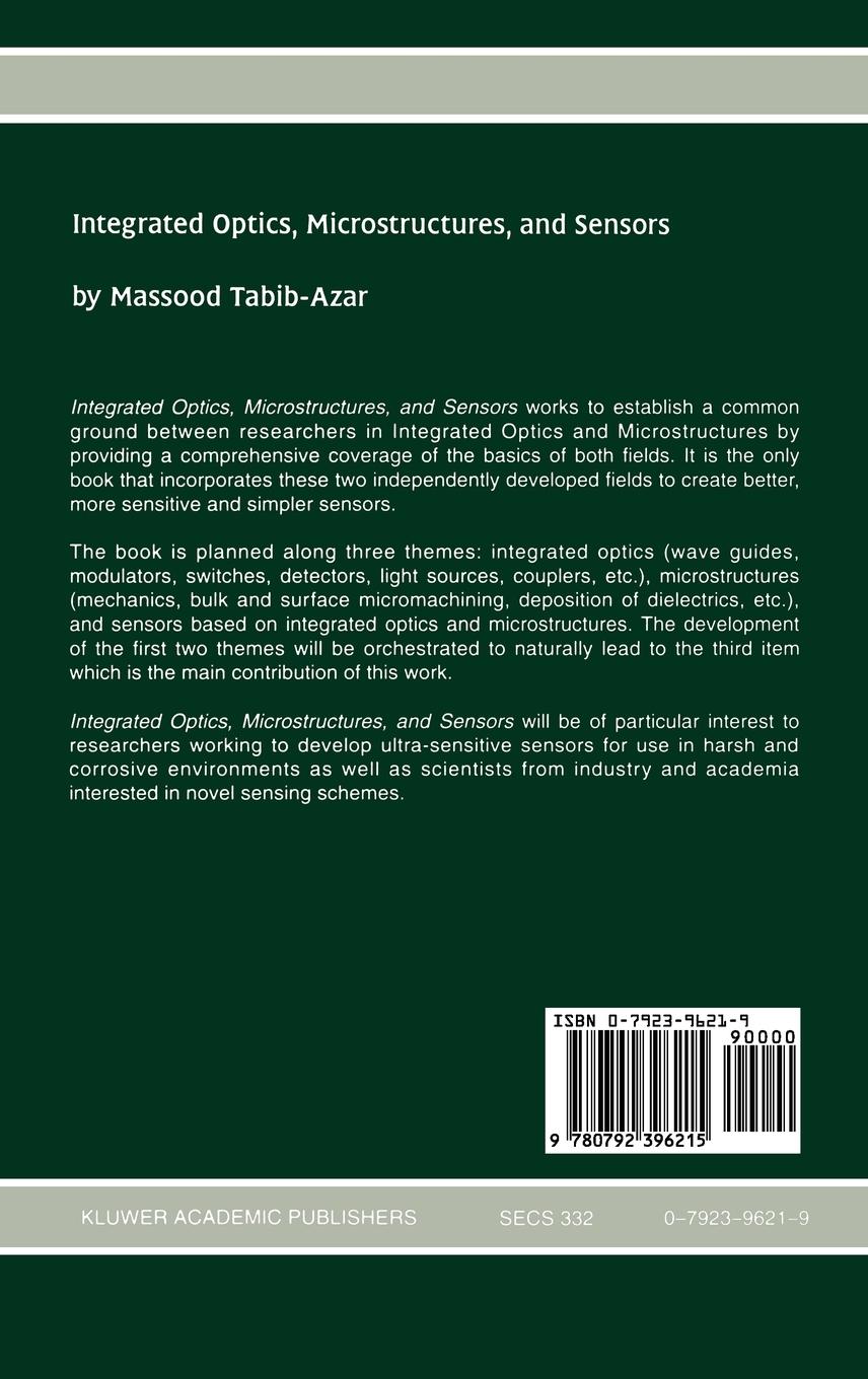 Rückseitencover Integrated Optics, Microstructures, and Sensors