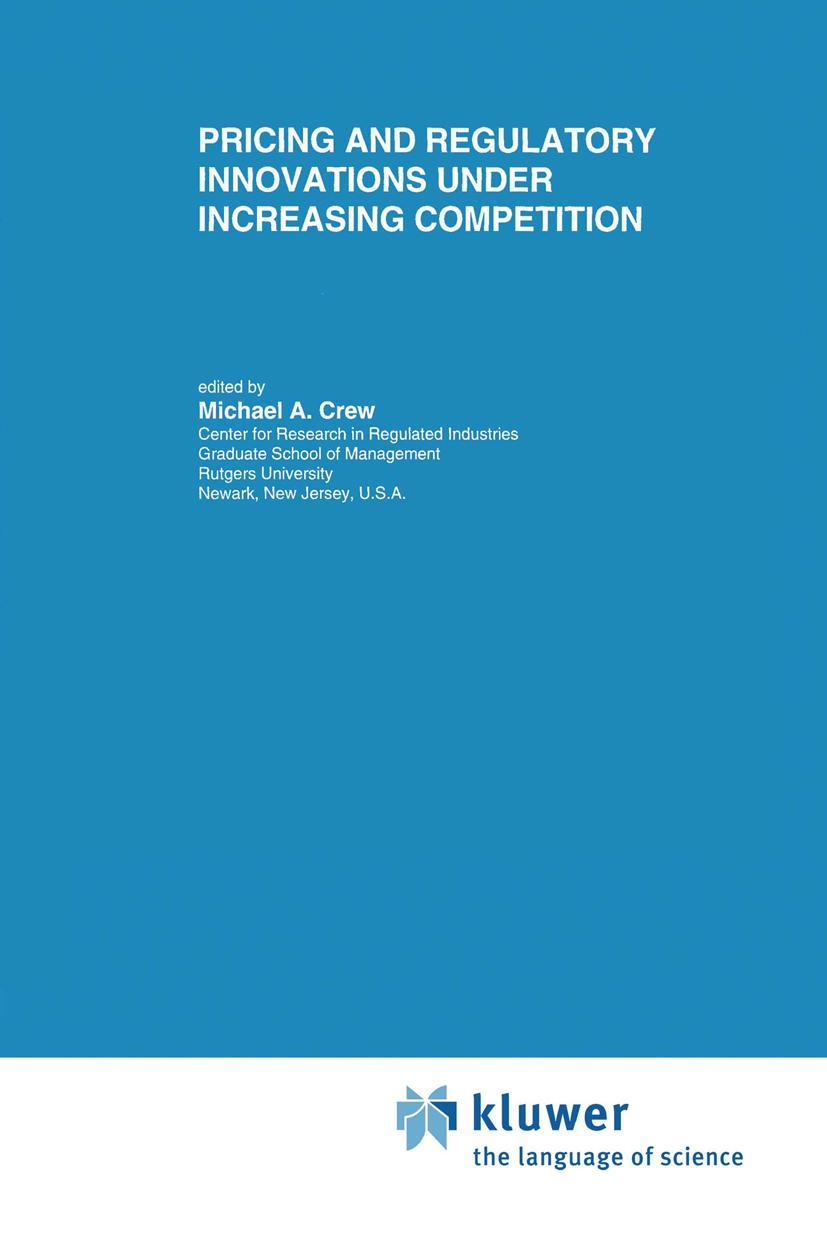 Vorderes Coverbild Pricing and Regulatory Innovations Under Increasing Competition