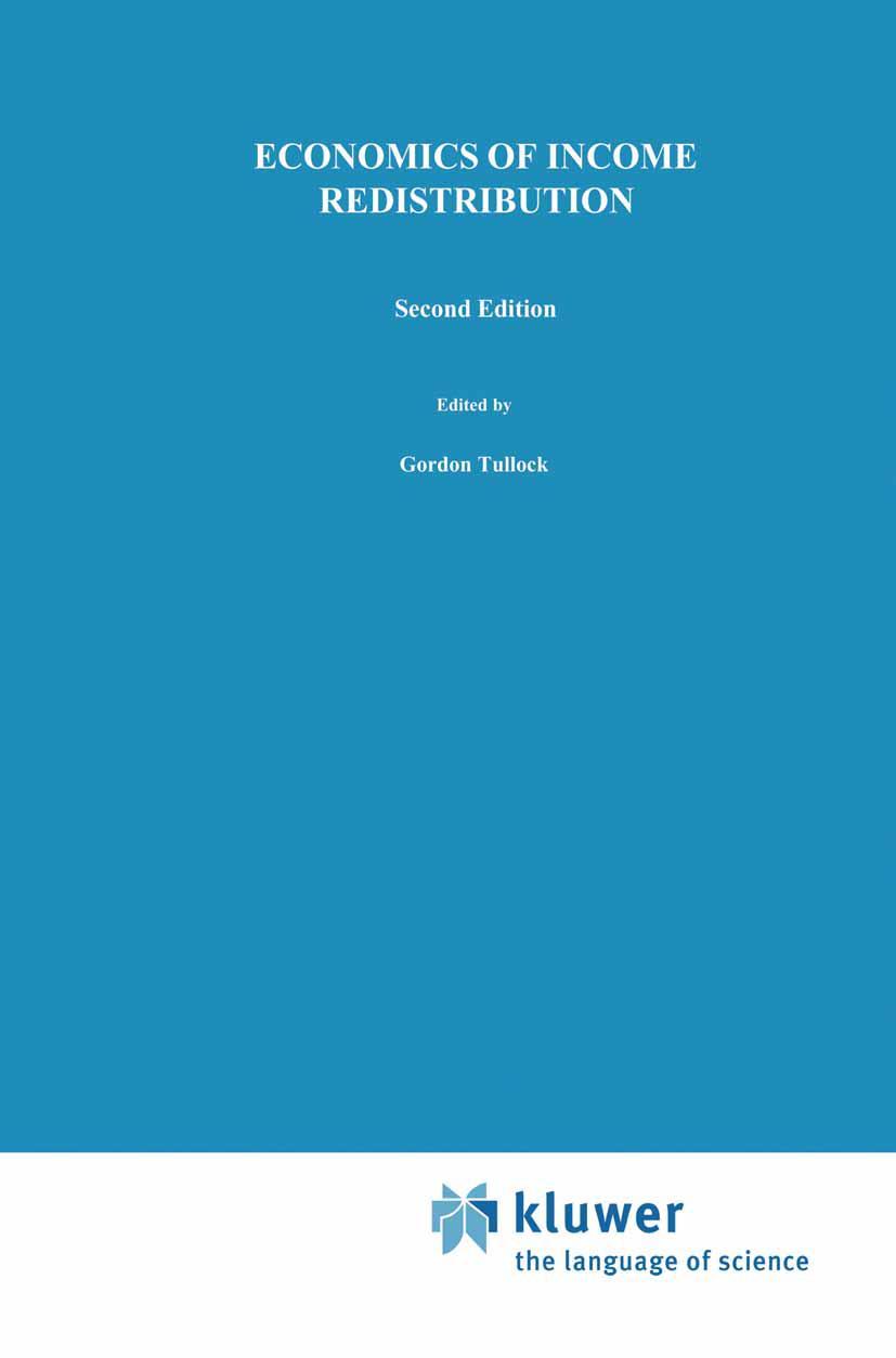 Vorderes Coverbild Economics of Income Redistribution