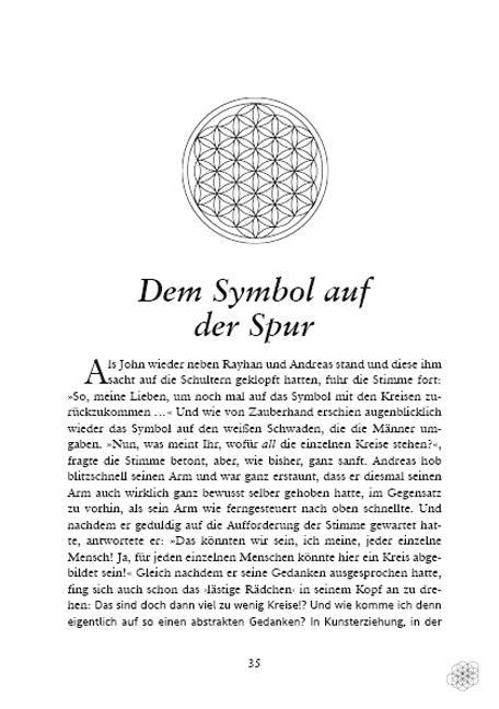 Beispielinhalt (Bild) Die Stimme und die Blume des Lebens