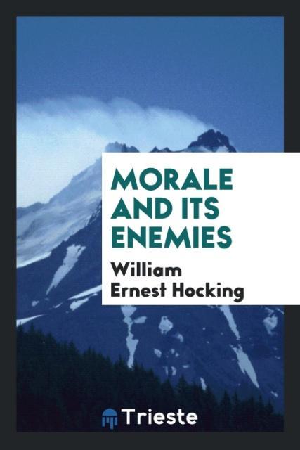 Vorderes Coverbild Morale and its enemies