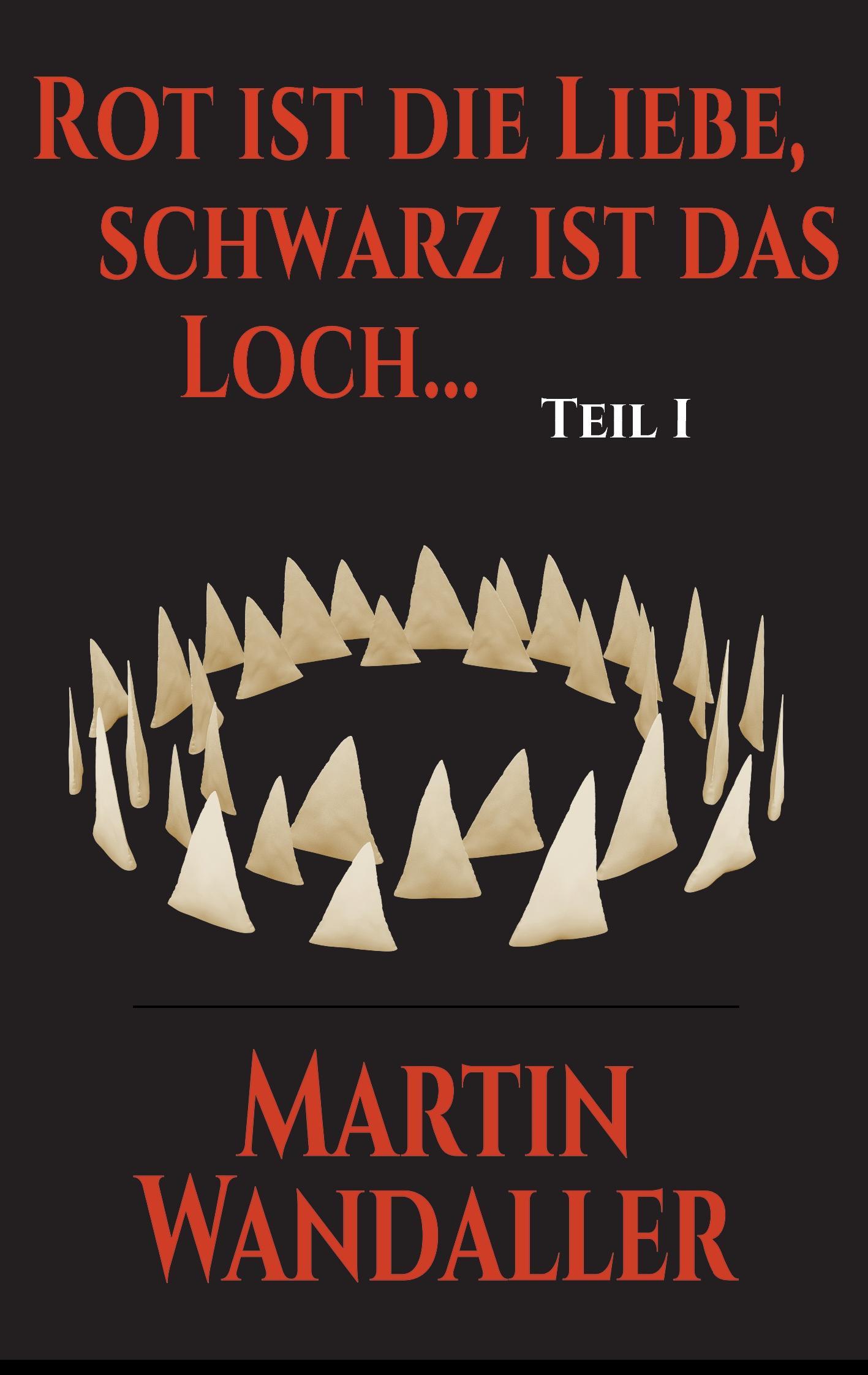 Vorderes Coverbild Rot ist die Liebe, schwarz ist das Loch ...