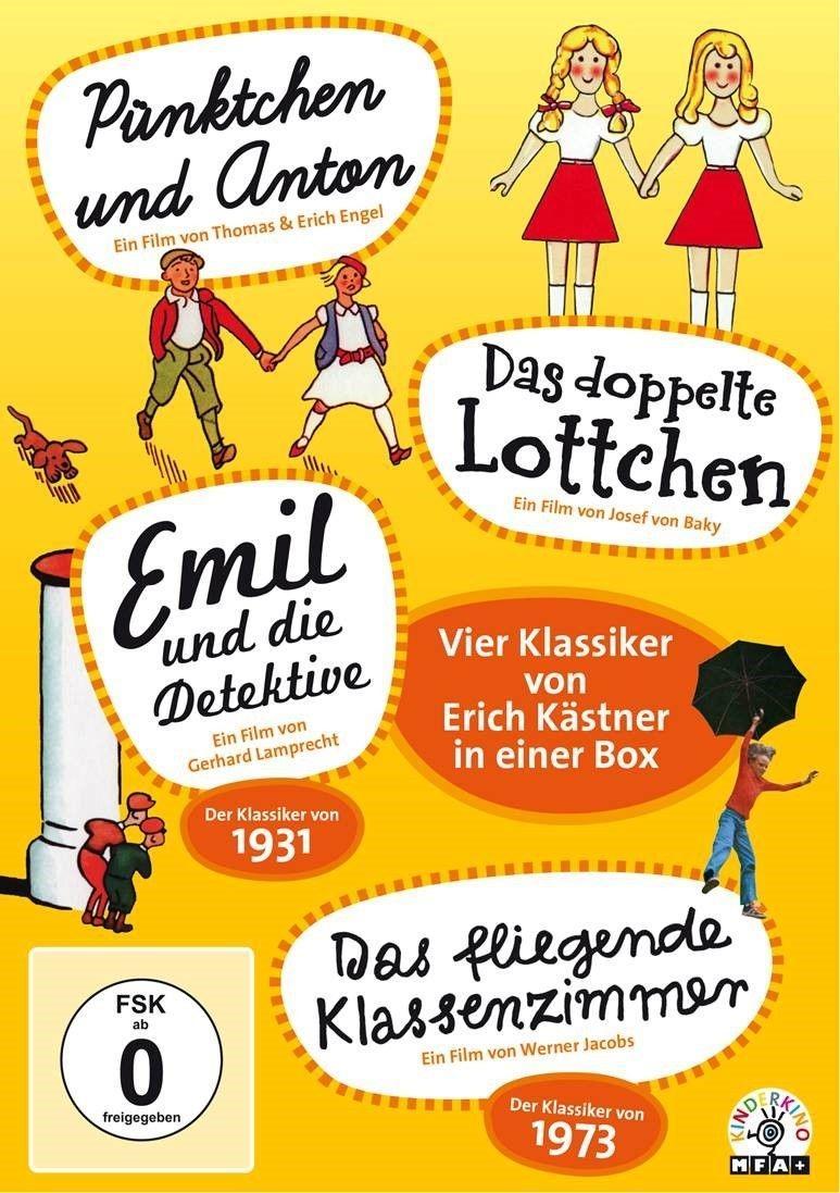 Vorderes Coverbild Erich Kästner-Box (4 DVDs)