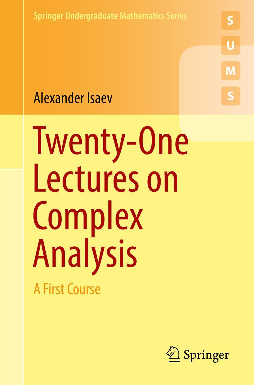 Vorderes Coverbild Twenty-One Lectures on Complex Analysis