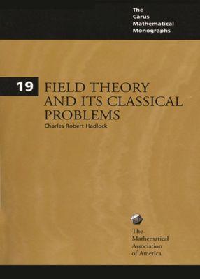 Vorderes Coverbild Field Theory and Its Classical Problems
