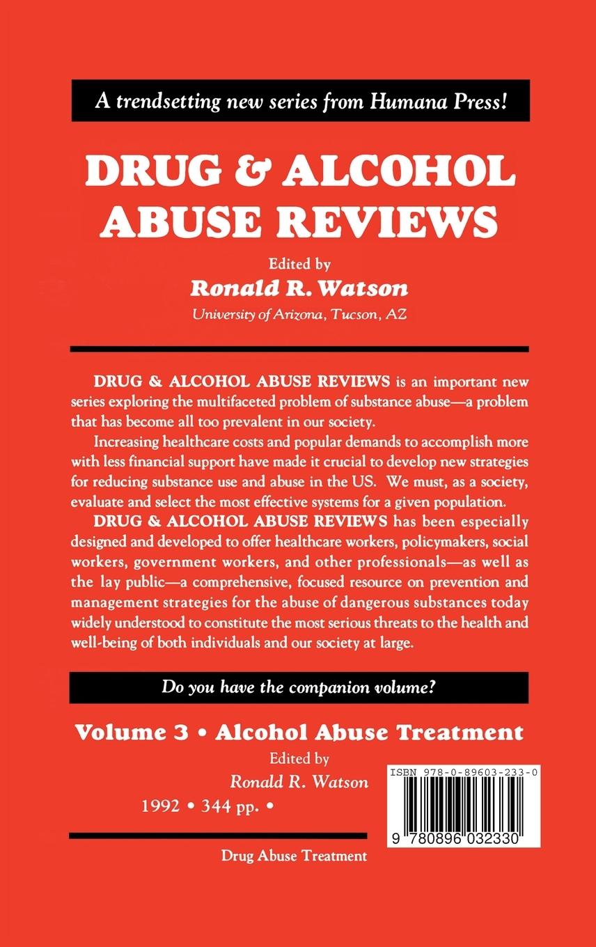 Rückseitencover Drug Abuse Treatment