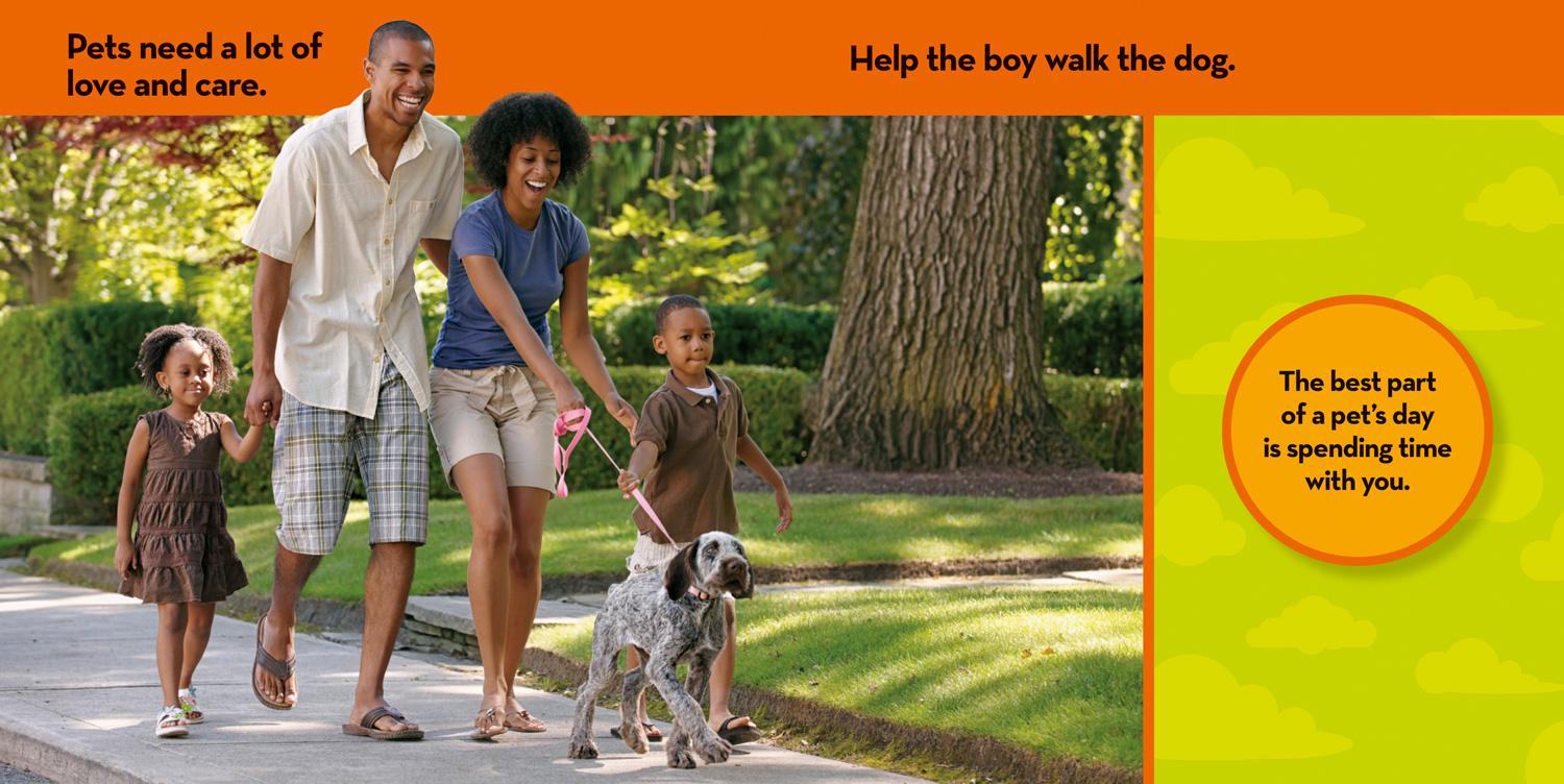 Beispielinhalt (Bild) National Geographic Kids Look & Learn: Pets