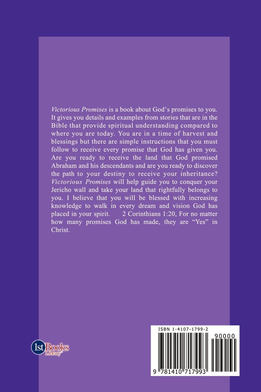 Rückseitencover Victorious Promises