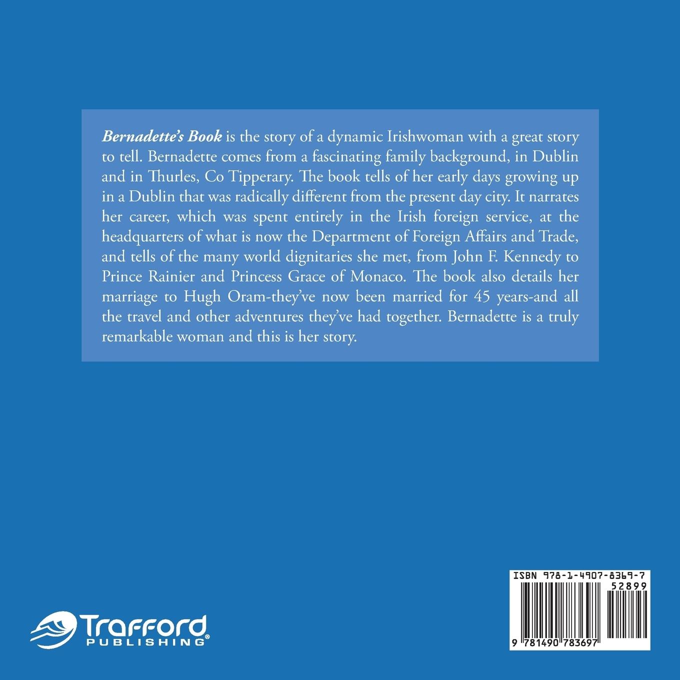 Rückseitencover Bernadette's Book