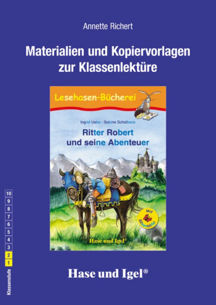Vorderes Coverbild Ritter Robert und seine Abenteuer / Silbenhilfe. Begleitmaterial